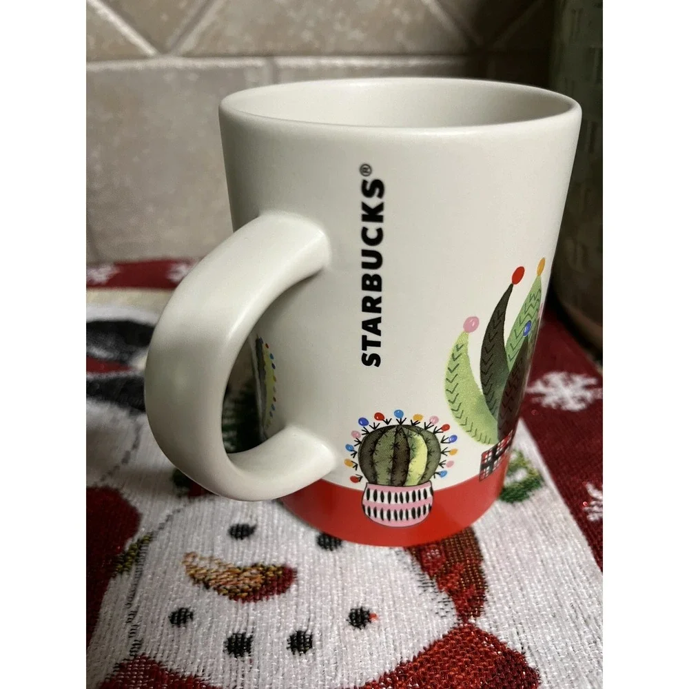 Starbucks Mug Starbucks Christmas Cactus Mug Holiday Cactus Mug